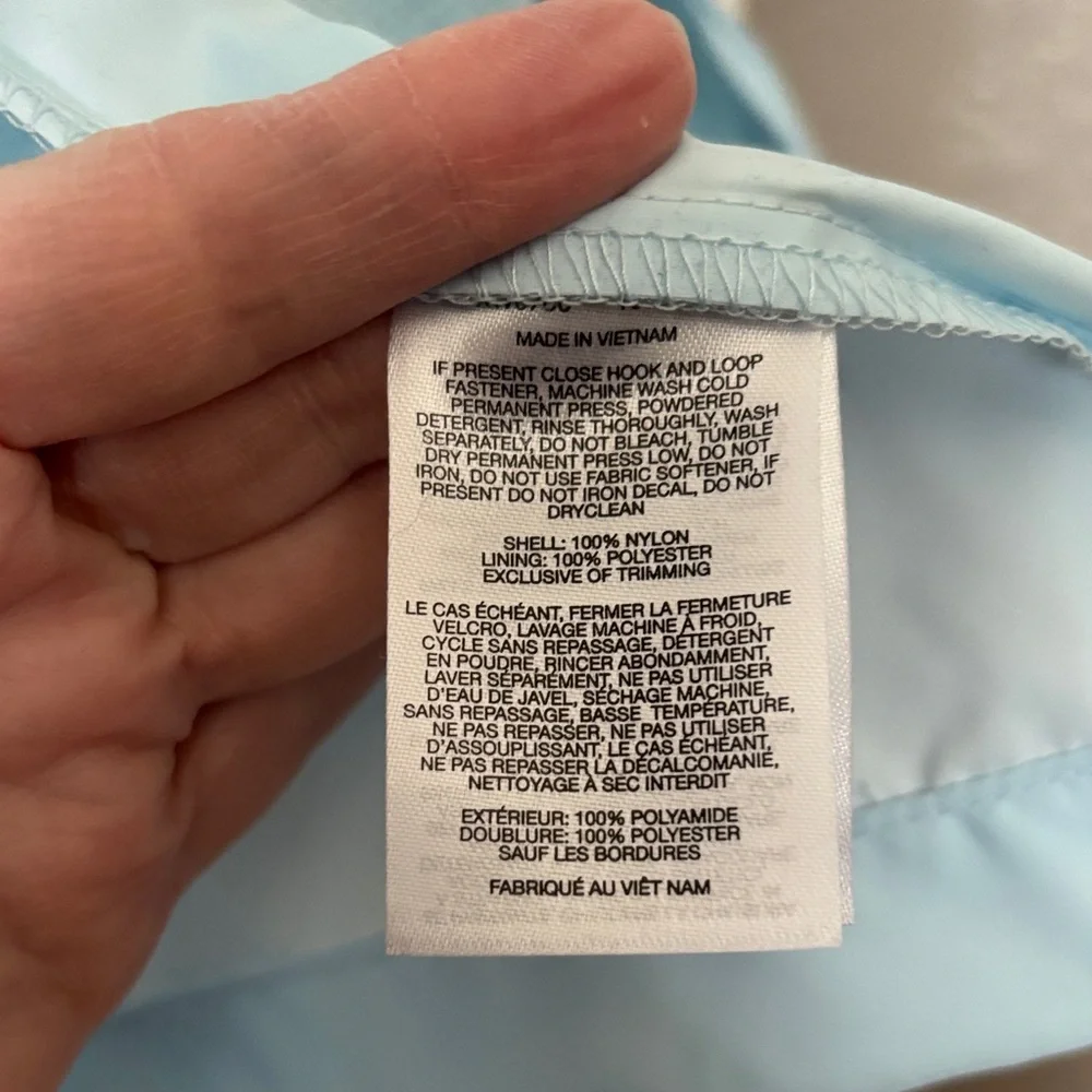 Columbia Women's Light Blue Windbreaker Jacket